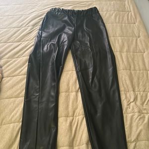 Pleather pants The Drop